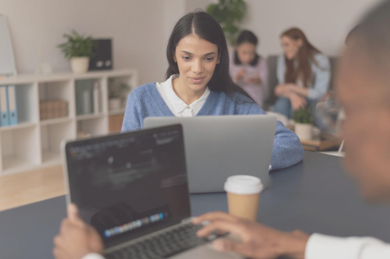 Financial planning workspace with investment charts and analysis tools